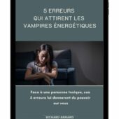 couverture ebook erreurs contre vampire energétique